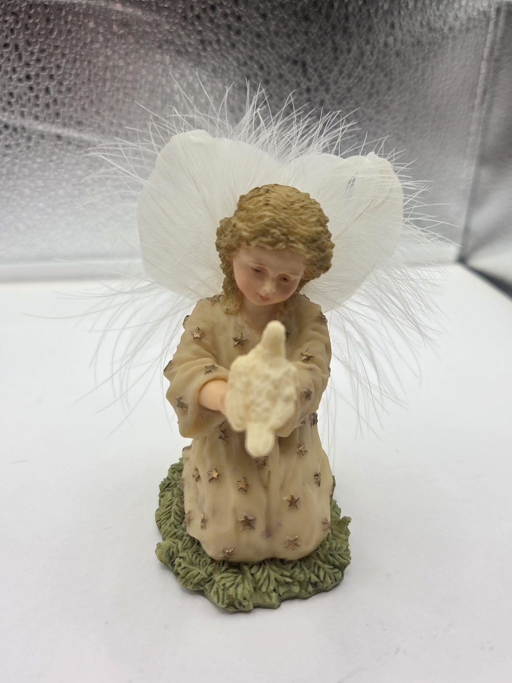 Vintage Roman Inc Resin The Angel of Peace Fairy Figurine